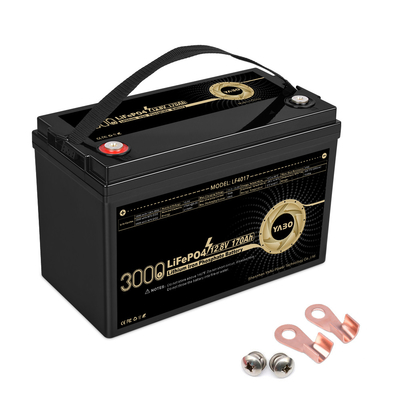 12 Volt 12V 170Ah Lifepo4 Lithiumbatterij Oplaadbare Deep Cycle 4S1P