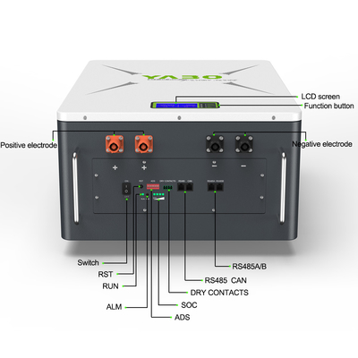 10kwh 51.2 V 200ah Lifepo4 lithiumbatterijpak 48v Powerwall Diy