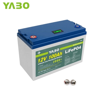 12v 100ah lithium-ijzer Lifepo4-batterij BMS-energie Zonneregeling 12V