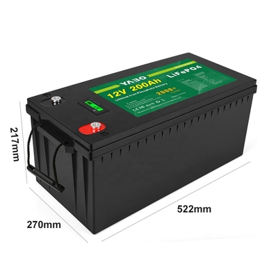 24V 36V 48V 12V Lifepo4-batterij 12v 200ah jacht zonne-opslag UPS