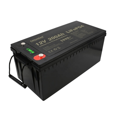 lifepo4 12v 200ah lithium-ijzerfosfaatbatterijpak voor zonne-UPS