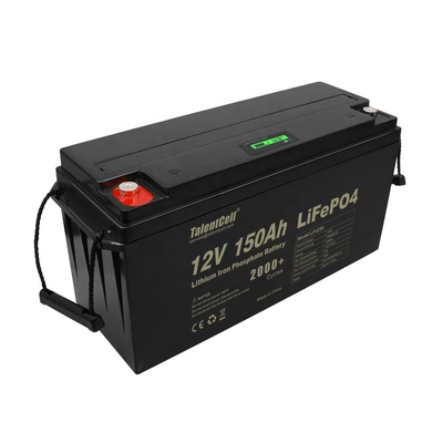 lithium-ijzerfosfaatbatterij 150ah lifepo4-cellen 12v LED-display