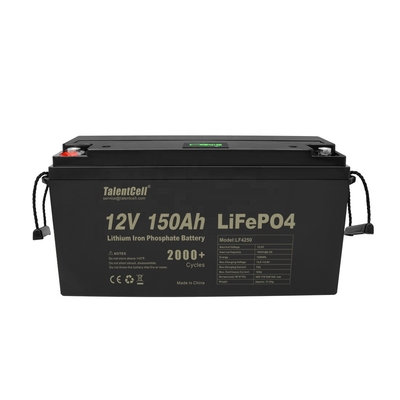 lithium-ijzerfosfaatbatterij 150ah lifepo4-cellen 12v LED-display