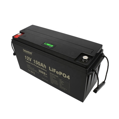 lithium-ijzerfosfaatbatterij 150ah lifepo4-cellen 12v LED-display