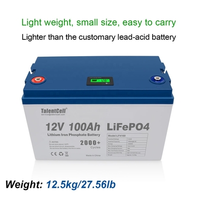 Lifepo4 golfbatterij Solar RV oplaadbare 100ah 12v lithium lifepo4-batterij