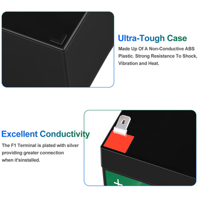 Talentcell 12v 6ah Lifepo4 batterijpakket Deep Cycle 2000 cycli 32700 6000mah