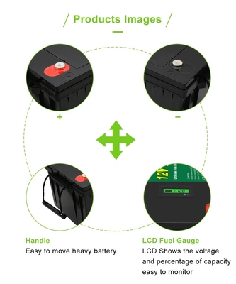 32650 32700 12v 200ah lithium-ijzer Lifepo4 Deep Cycle-batterij Bms