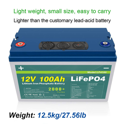 24V 36V 48V 72V 12v 100ah Lifepo4-batterij Ingebouwd BMS-loodzuur lithiumijzer
