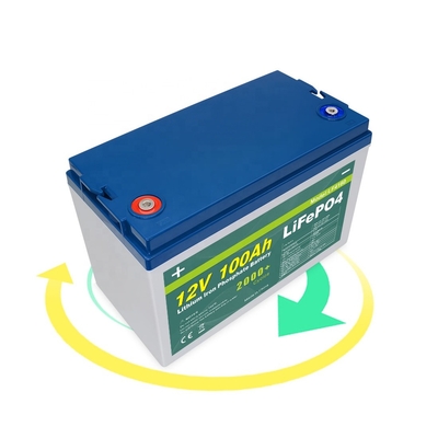 24V 36V 48V 200Ah 300Ah 400Ah Lithium 12v 100ah Deep Cycle Lifepo4-batterij Solar Marine Rv