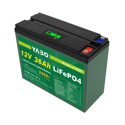 12V 36Ah Lifepo4-batterij voor diepe cyclus van energieopslag op zonne-energie