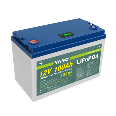 100 Ah Lifepo4 12 Volt Deep Cycle Batterij Lithium 2000 Cycli Vervang Gel