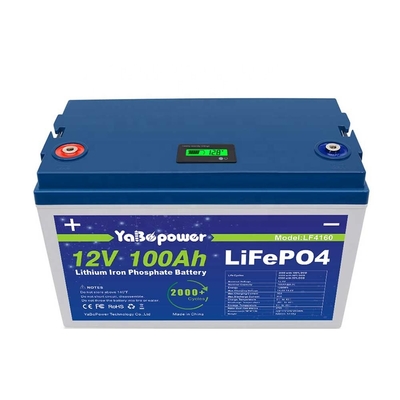 32700 Lifepo4 oplaadbare batterij Deep Cycle 12v 100ah voor RV-jachtback-up