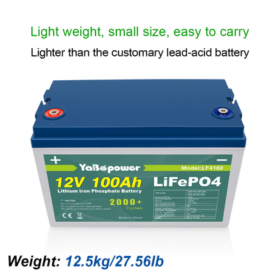 Zonne-energieopslagsystemen Deep Cycle Lithium Ionenbatterij 72v 48v 12v 20ah 90ah 100ah Lifepo4