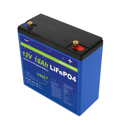 Aanzienlijke levering Fabrieksaangepaste 12v 18Ah-ontladingsstroom 9A Lifepo4-batterij met prominente capaciteit: