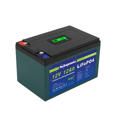 Hot Sale Factory Aangepaste 12v 12Ah-ontladingsstroom 6A Lifepo4-batterij met prominente capaciteit: