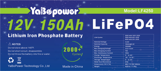 12v 150ah Lifepo4 batterijcel 32700 lithium-ijzerfosfaat