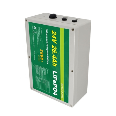 26.4Ah 24V Lifepo4-accu Marine Langere levensduur