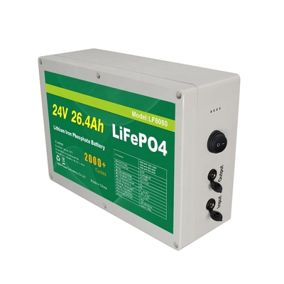 26.4Ah 24V Lifepo4-accu Marine Langere levensduur