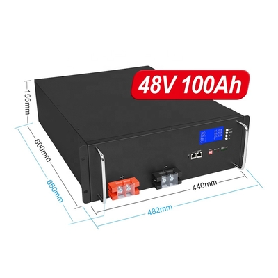 48v 100 Amp Uur Lifepo4 Batterij Deep Cycle 4000 Zonne-energie Muuropslagsysteem
