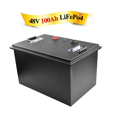 Deep Cycle IP65 waterdichte Lifepo4 accubak 3.2v 100ah 16S1P 48V