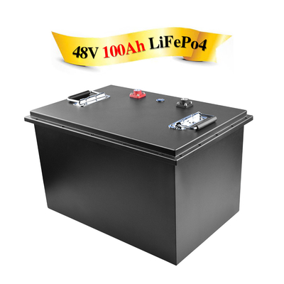 48v 100ah Lifepo4 batterij waterdichte M8-terminals