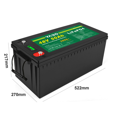 20ah 48v Lifepo4-batterijpak 48v 50ah Lithium-ionbatterij Waterdicht 2560Wh
