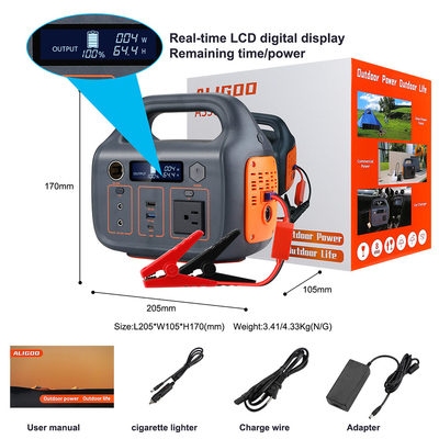 2022 Hot Product off Grid Energy System 220v 300w Lithium draagbare zonne-energiecentrale met Jump Start