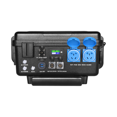 Opladen van lithium draagbare krachtcentrale met Lifepo4-batterij 110v 220v 2500w
