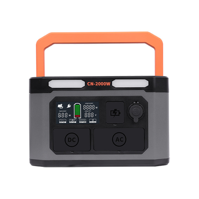 Indoor Lithium Draagbare Krachtcentrale Voor Tesla Oplaadbare Tailgating 110V 220V 2000W