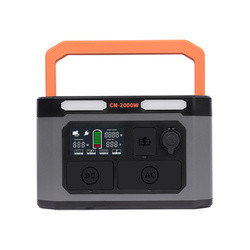 Indoor Lithium Draagbare Krachtcentrale Voor Tesla Oplaadbare Tailgating 110V 220V 2000W