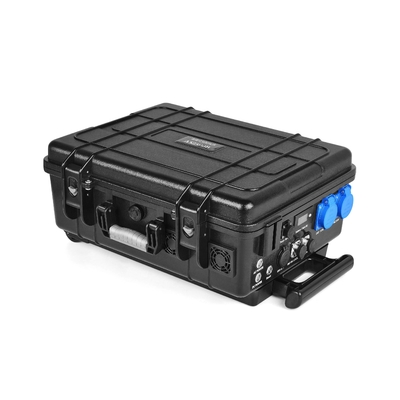 Elektrische Auto Lithium Draagbare Krachtcentrale Bank Trolley Case Solar Backup Supply 2500wh