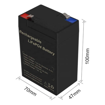 6.4V 4.5Ah 6v 5Ah Deep Cycle LiFePO4 batterij oplaadbare verlichting