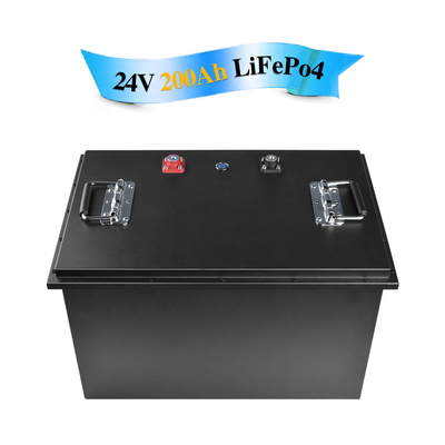Waterdicht 24V Lifepo4-batterij Lithium-ijzerfosfaat 200Ah elektrisch gereedschap voor plaatwerk