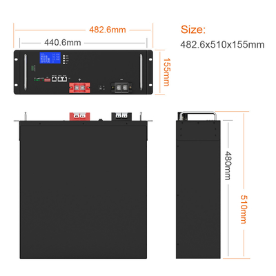 Van het de Bootlithium van de Zonne-energieopslag van het het Ijzerfosfaat LiFePO4 de Batterijen 12V 72V 100Ah