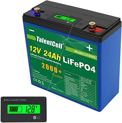 van de het Lithiumbatterij van 12v 24ah Lifepo4 het Pak Navulbare Grote Capaciteit met LCD Vertoning