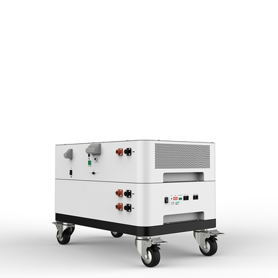 Van de het Huisbatterij 51.2V 100Ah van de energieopslag Lifepo4 Stapelbaar het Metaalomhulsel
