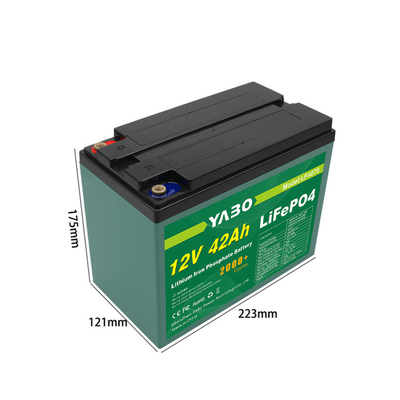 Het Pak van de plastic Omhulsel12v 42Ah Lifepo4 Batterij met 32700 6Ah-Cellen4s4p Configuratie