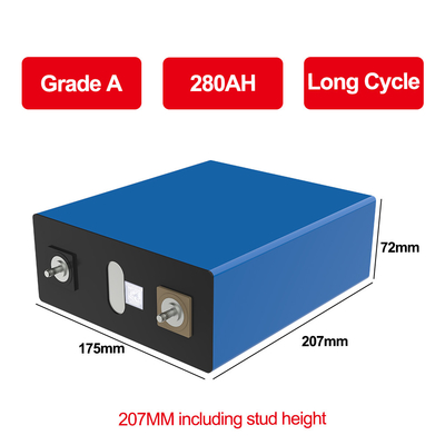 Superverkoop 3.2V 280Ah Lifepo4 Batterijcel 4000 Cycles klasse A Revolutionair3.2V 280Ah
