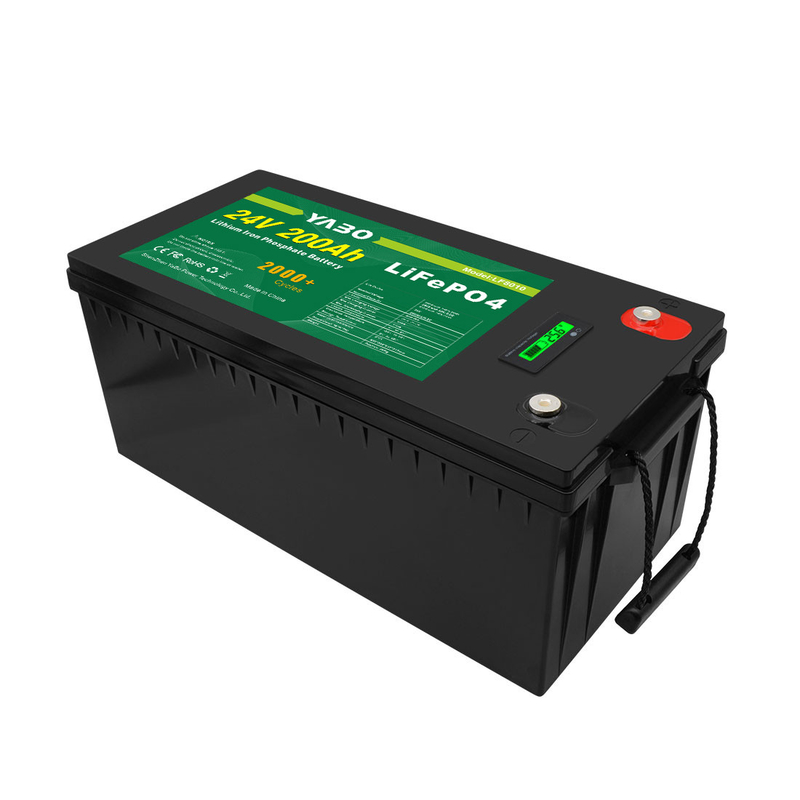 25,6 V Lifepo4-batterijpak 24V 200Ah Lithium-ion voor opslagenergiesysteem Deep Cycle