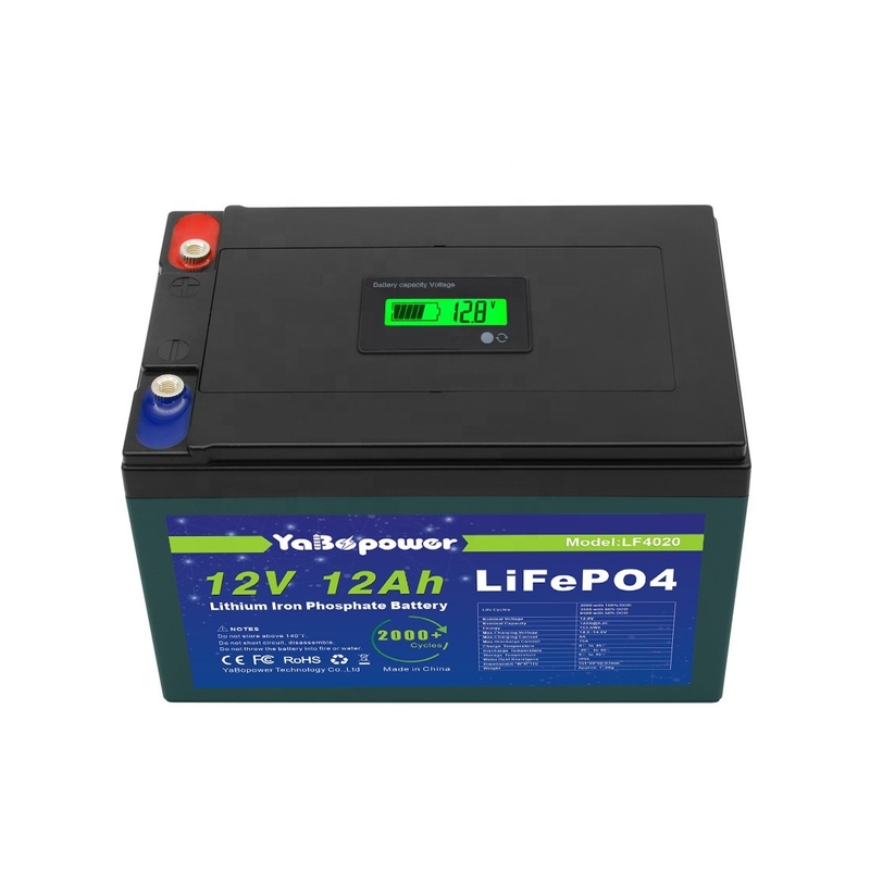 Hot Sale Factory Aangepaste 12v 12Ah-ontladingsstroom 6A Lifepo4-batterij met prominente capaciteit: