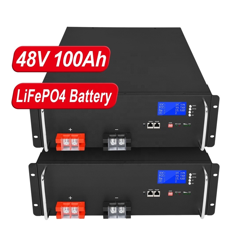 48v 100 Amp Uur Lifepo4 Batterij Deep Cycle 4000 Zonne-energie Muuropslagsysteem