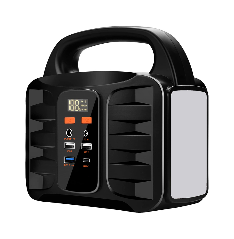 Op zonne-energie aangedreven draagbare elektriciteitscentrale 220v Ac Outlet 150W 50000mAh generatorvoeding