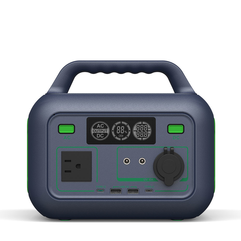 Het kamperen van de de Zonnekrachtcentrale van het Batterijlithium Openluchttype C Input PD60W 300W