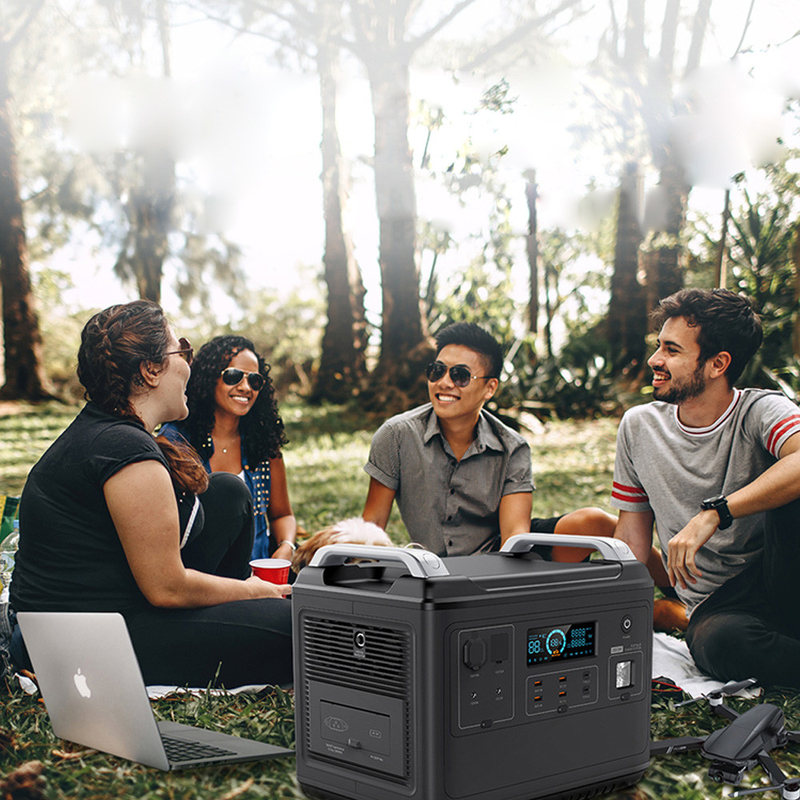 Outdoor 2000W tweeweg 2000W snelle AC-uitgang Multifunctionele Power Bank 2000W draagbare zonne-energiegenerator