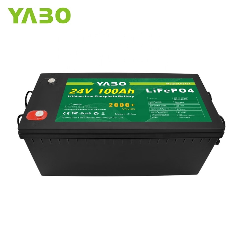 100Ah 24V Lifepo4-batterijcel voor zonne-energieopslagsystemen UN38.3