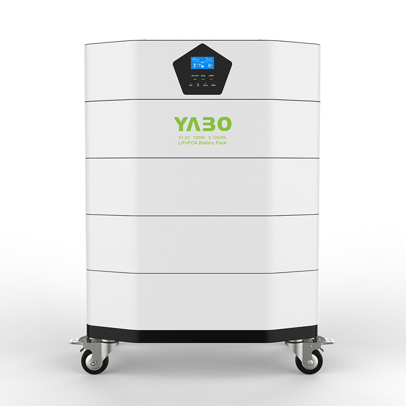 Het stapelbare van de het Pakserver van de Module Zonneaccu Pak van de het Rek48v 100ah Lifepo4 Batterij